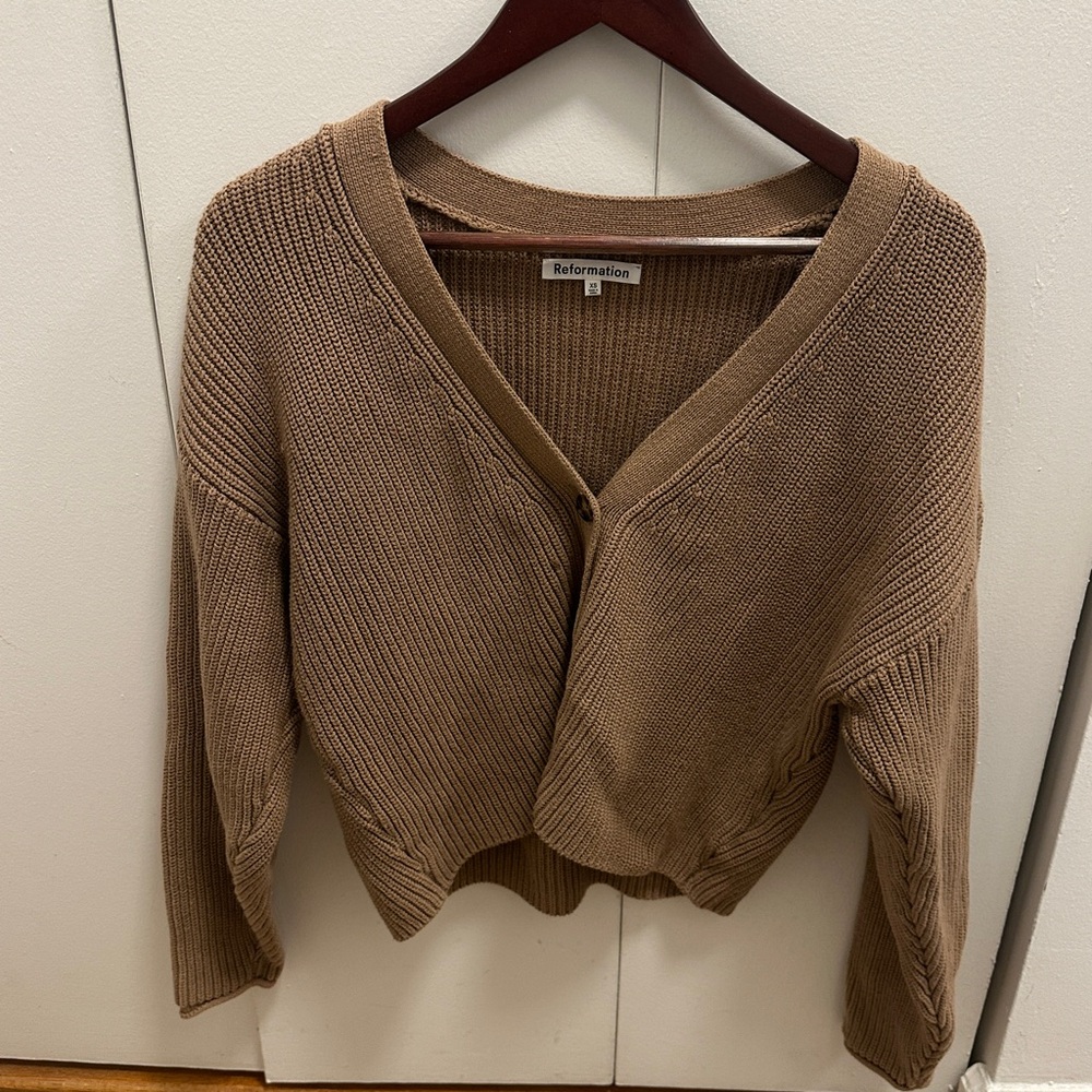 Reformation Women's Brown Sweater